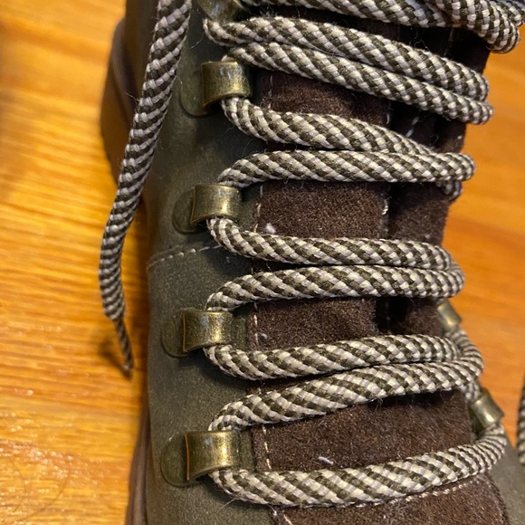 Women’s Mossimo Supply Co. Olive Green Suede Boots - Picture 6 of 7